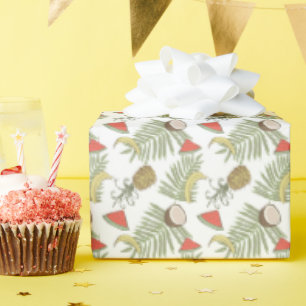 Papier Cadeau Patters de Tropical Fruit