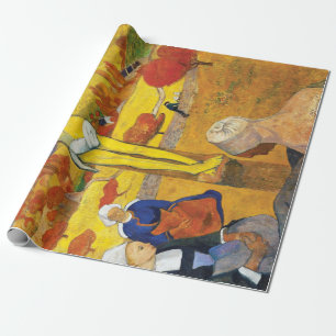 Papier Cadeau Paul Gauguin Le Christ Jaune Art Fin Vintage