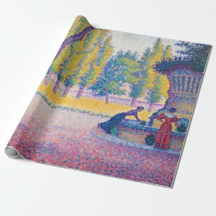 Papier Cadeau Paul Signac - Saint-Tropez, Fontaine des Lices