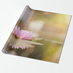 Papier Cadeau Paysage de fleur de lotus élégant, Zen