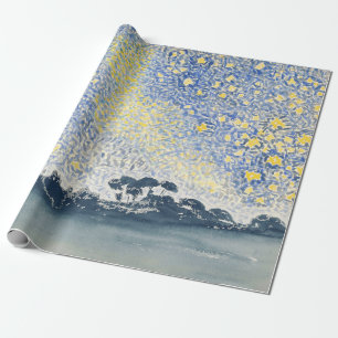 Papier Cadeau Paysage de la Croix Henri-Edmond avec peinture des