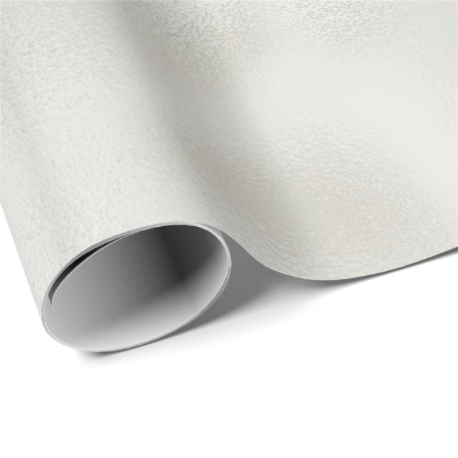 Papier Cadeau Pearl White Luxe   (Coin rond)
