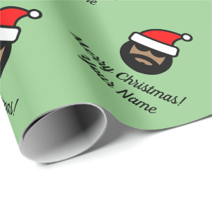 Papier Cadeau Peau brun foncé Cool Noël Noël