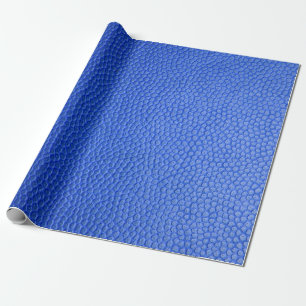 Papier Cadeau peau en cuir bleu texture