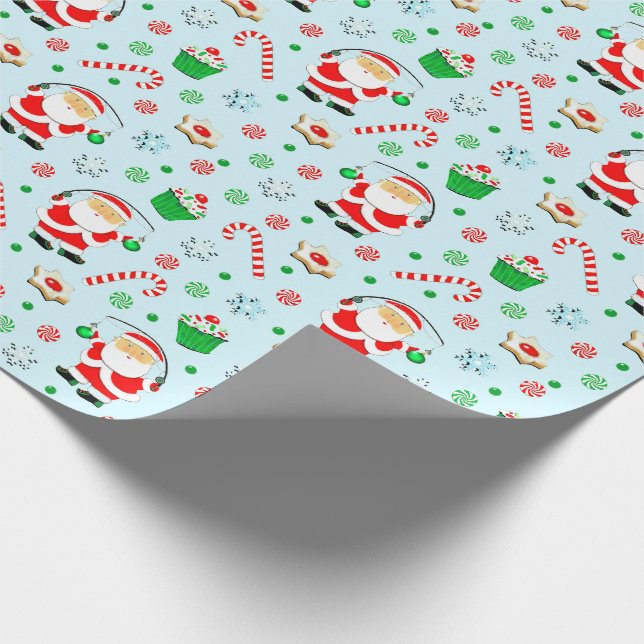 Papier Cadeau Pêche cadeau de Noël (Coin)