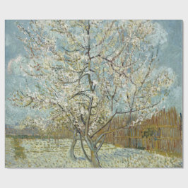 Papier Cadeau Pêcher rose par Vincent van Gogh