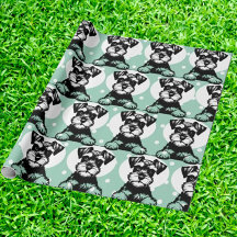 Peeking Terrier Green Thème personnalisé