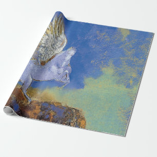 Papier Cadeau Pégase d'Odilon Redon - Symbolisme de la mythologi