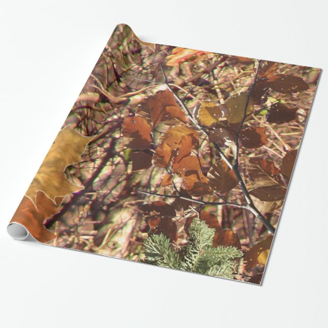 Papier Cadeau Peinture de camouflage de Camo de nature de (Déroulé)