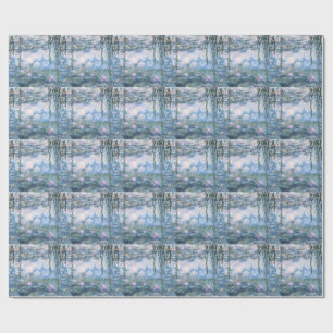 Papier Cadeau Peinture impressionniste de Claude Monet sur les n