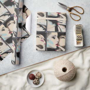 Papier Cadeau Peinture sur une
