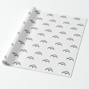 Papier Cadeau Pélican volant 2