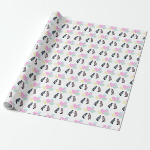 Papier Cadeau Penguin Love Chakra Heart Romantique Mandala