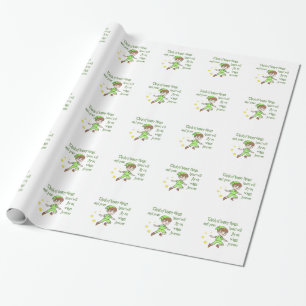 PAPIER CADEAU PENSEZ À DES CHOSES HEUREUSES
