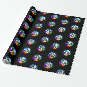 Papier Cadeau pentagramme du Wiccan