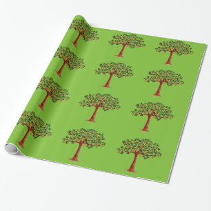 Papier Cadeau Perdrix dans un poirier trop le papier d'emballage