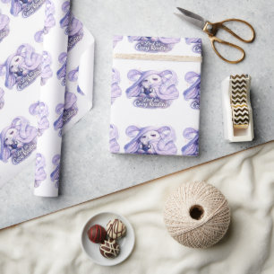 Papier Cadeau Perdu dans la Réalité Douillette Lapin Mignon
