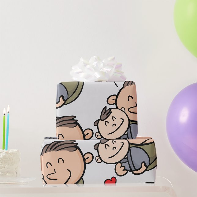 Papier Cadeau Père Et Bébé (Créateur téléchargé)