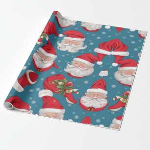 Papier Cadeau Père Noël & Amis Jumbo Noël Rolled Cadeau Chris