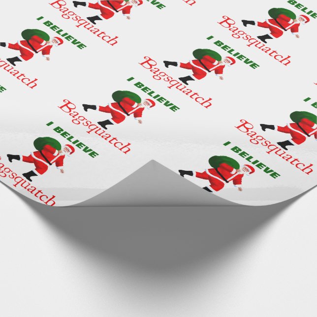 Papier Cadeau Père Noël - Bagsquatch (Coin)