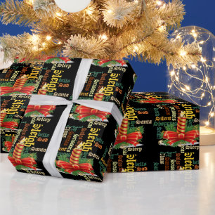 Papier Cadeau Père Noël : Bonne journée et meilleure nuit