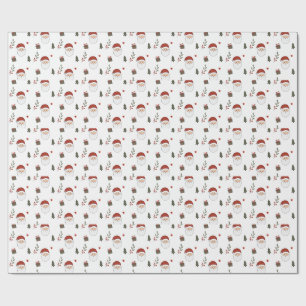 Papier Cadeau Père Noël Cosy Personnalisé Noël