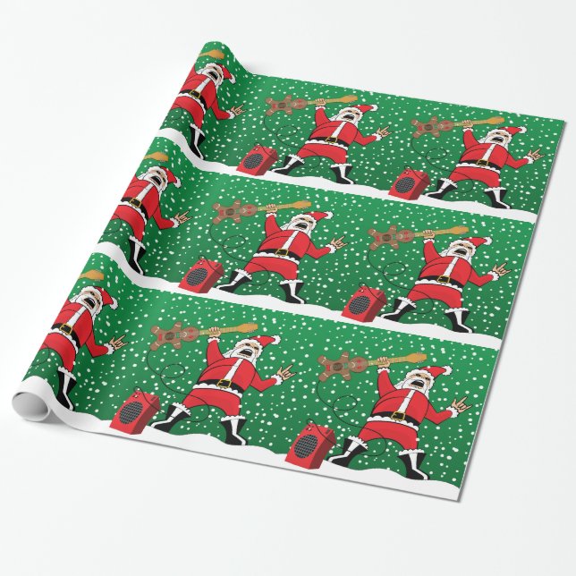 Papier Cadeau Père Noël de métaux lourds (Déroulé)