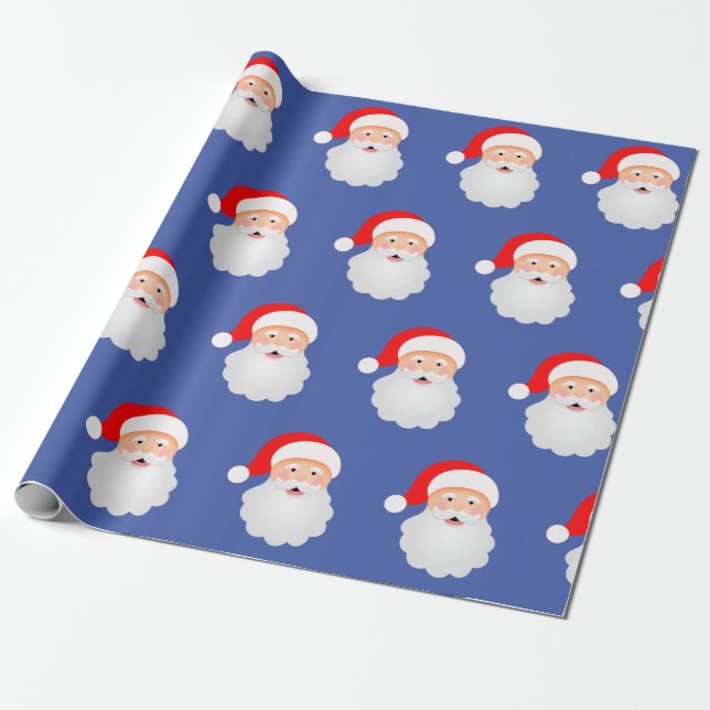 Papier Cadeau Père Noël drôle Joyeux Noël (Déroulé)