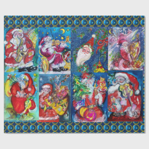 PAPIER CADEAU PÈRE NOËL, FÊTE DE NOËL MUSICALE