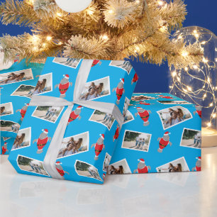 Papier Cadeau père Noël Manatee Photo Papier d'enveloppement de 