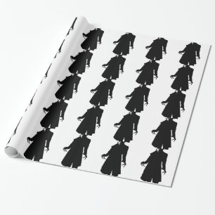 Papier Cadeau père Noël nosferatu