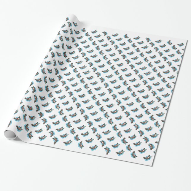 Papier Cadeau Père Noël Peli (Déroulé)