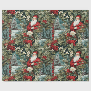 Papier Cadeau Père Noël Winter Garden II