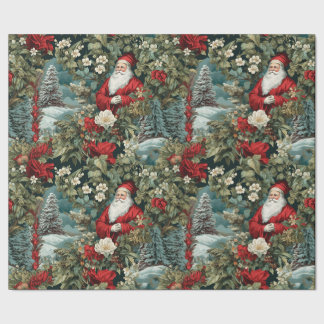 Papier Cadeau Père Noël Winter Garden II