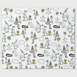 Papier Cadeau Personnalisation de la coloration des animaux aust