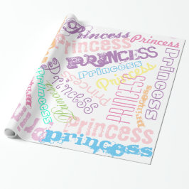 Papier Cadeau Personnalisé avec Noms en Collage Co