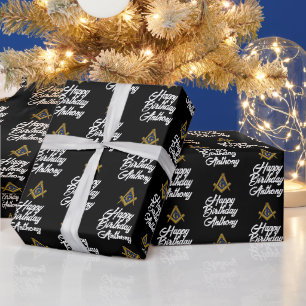 Papier cadeau personnalisé de la fête d'anniversai