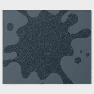Papier Cadeau Personnalisé Encre de Charbon Éclabo