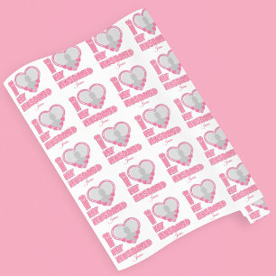 Papier Cadeau Personnalisé J'aime mon mari – Ajouter une photo e