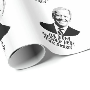 Papier Cadeau Personnalisé Joe Biden