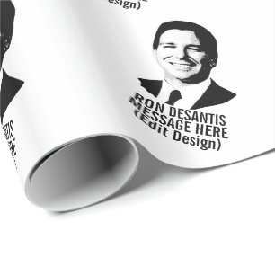 Papier Cadeau Personnalisé Ron Desantis