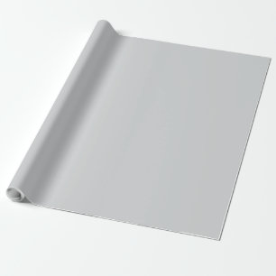 Papier Cadeau Personnalisé Votre Propre Élégant Moderne Gris 