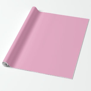 Papier Cadeau Personnalisé Votre Propre Élégant Moderne Rose