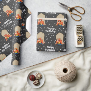 Papier Cadeau Personnalisé Yosemite Sam Joyeux anniversaire