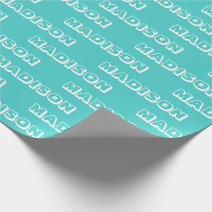 Papier Cadeau Personnaliser avec nom, texte, cadeau d'anniversai