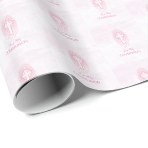 Papier Cadeau Personnaliser, Croix d'Ostie de Première Sainte Co
