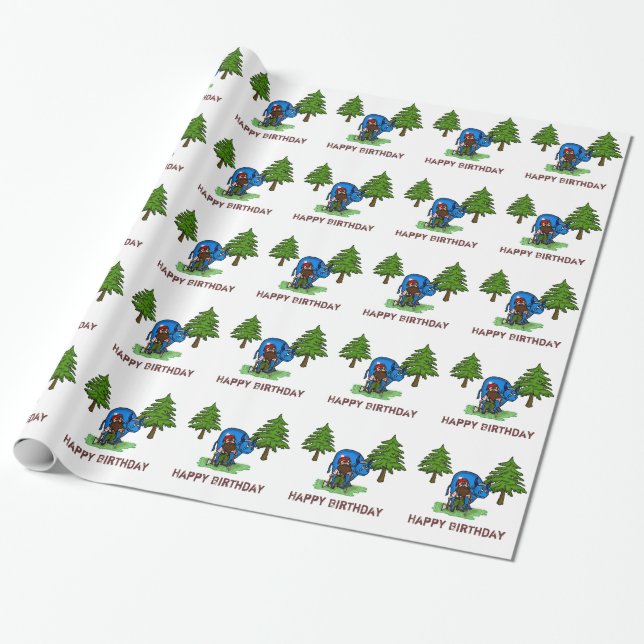 Papier Cadeau Personnaliser d'enveloppe de cadeau   de Paul (Déroulé)