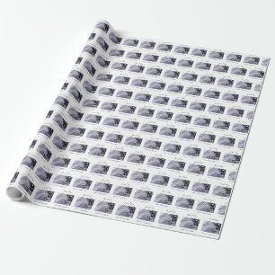 Papier Cadeau Personnaliser, Garçon, Première communion bleue