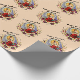 Papier Cadeau Personnaliser le nom Virgo Anniversaire personnali