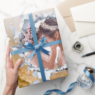PAPIER CADEAU PERSONNALISER LE TEXTE ET L'IMAGE